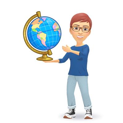 Bitmoji globe