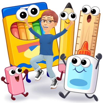 Bitmoji classroom equipment
